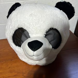 Panda bear head and gloves for Halloween